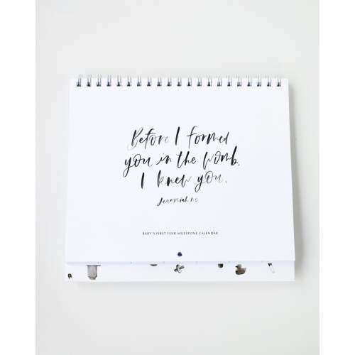 Christian Baby Milestone Calendar – Be A Heart