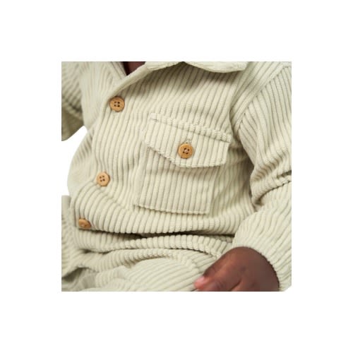 Corduroy Romper, 3-6M