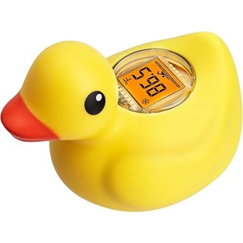 Baby Thermometer Baby Bathtub Thermometers Baby Safe Bathtub Thermometer Duckling Floating Toy for Infant and Toddler Bathtubs Outdoor and Indoor Bathtubs Swimming Pools by AXHHTVCGY