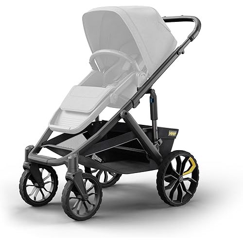 Veer Switchback &Roll Stroller Frame | 4 Wheel All-Terrain Stroller for Switchback Seat | Fits All Major Infant Car Seats (Adapters Sold Separate) | Shock Absorbing, Durable, Maneuverable, Collapsible