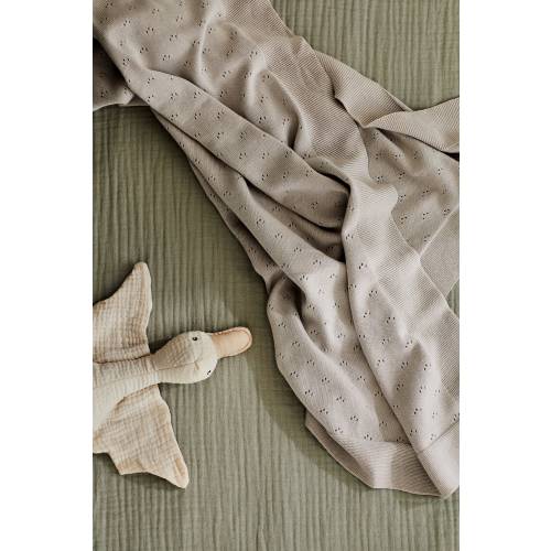Cotton Pointelle Baby Blanket