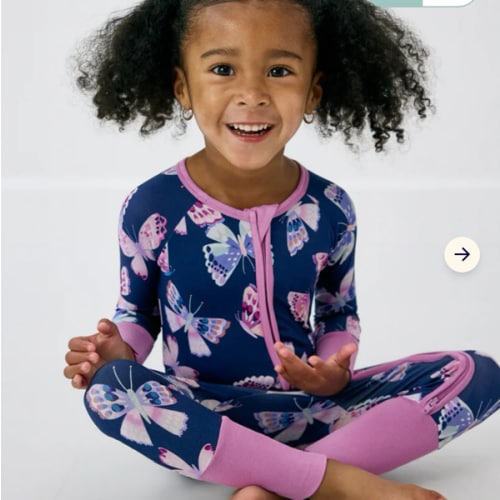 Royal Butterflies Zippy | Little Sleepies