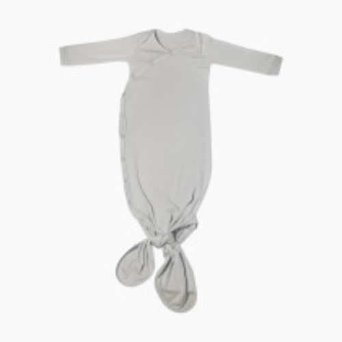 Copper Pearl Knotted Gown - Stone, 0-4 M