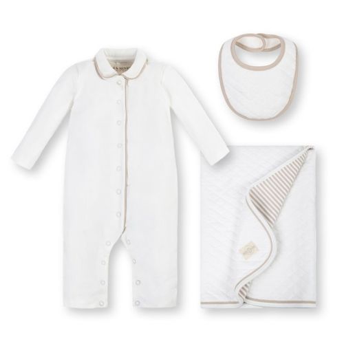 Hope & Henry Baby 4-Piece Knit Gifting Set, Infant, 0-3 Months