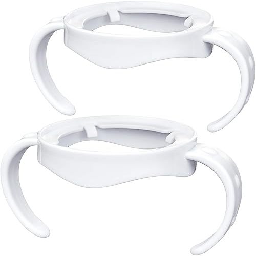 Baby Bottle Handles for Philips Avent Natural Baby Bottles, Compatible Avent Bottle Holder for Baby, 2 Count