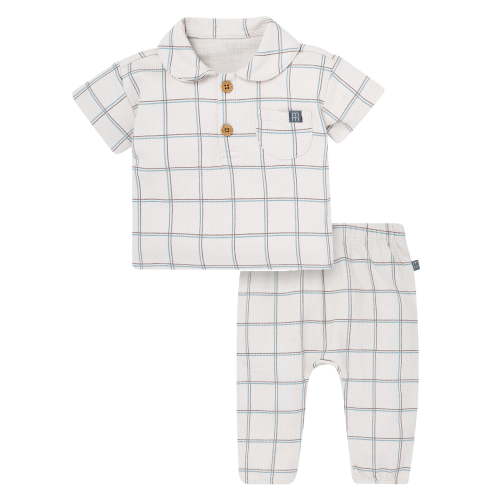 Modern Moments By Gerber Baby Boy Peter Pant Top and Pant Set, Sizes 0/3 Months - 24 Months