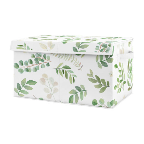 Sweet Jojo Designs Botanical Floral Leaf Storage Fabric Toy Box & Reviews | Wayfair