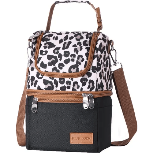 Momcozy Insulated Baby Bottle Bag, Multi-Function Breastmilk Cooler Bag, Fit as Wine Carrier or for Milk Bottles Like Dr. Brown, Comotomo, Philips, Nuk, Lansinoh, etc.