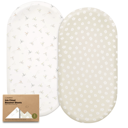 2-Pack Isla Fitted Bassinet Sheets