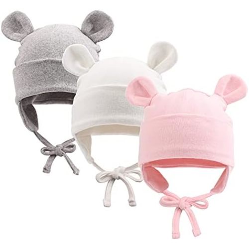 JANGANNSA Winter Baby Newborn Hat Cotton Baby Boy Beanie Autumn Infant Girls Hats New Born Hospital Bonnet