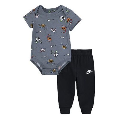Baby Boys Nike Nikemoji Bodysuit and Sweatpants 2-piece Set