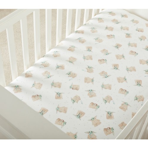 <em>Star Wars</em>™ <em>The Mandalorian</em>™ Grogu™ Organic Crib Fitted Sheet