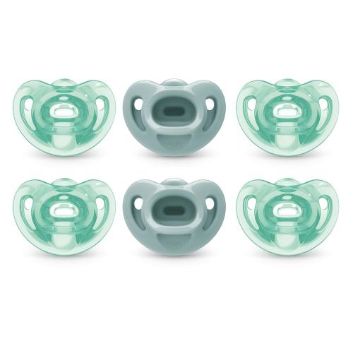 NUK® Comfy™ 100% Silicone Pacifier, 0-6 months and 6-18 months