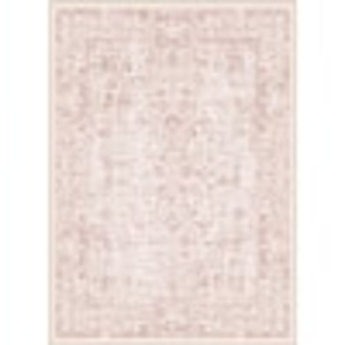 HaiiMeid Entomology Pink 4 ft. x 6 ft. Vintage Floral Area Rug X23IU0026H-546