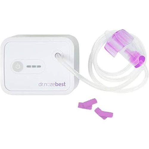 Dr. Noze Best - NozeBot | Electric Baby Nasal Aspirator | Hospital Grade Suction | Nose Sucker and Nasal Vacuum | Safe for Infants and Toddlers (Mild to Severe Congestion - The Original NozeBot)