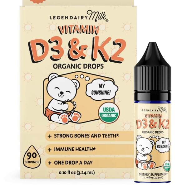 Organic Baby and Toddler D3&K2 Drops – Legendairy Milk