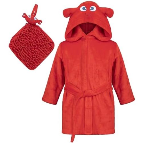 Rising Star Baby Toddler Robe Or Kids Robe for Girls and Boys - Kids & Baby Bath Robe Spa Set with Washcloth or Slippers