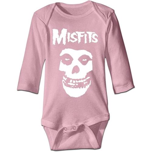 DOQOSESHY Cute Misfits Baby Climbing 0-24 Months Bodysuit Unisex Breathable Toddler Rompers
