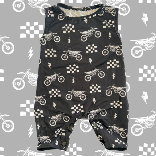 Full Throttle Tank Top Romper - Ready To Ship