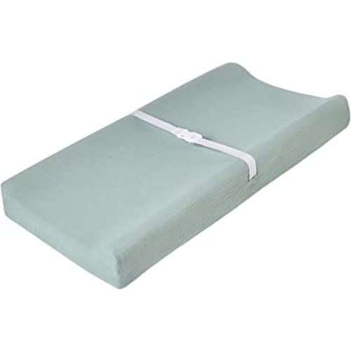 Muslin Changing Pad Cover for Baby Boys Girls, Ultra Soft Breathable Diaper Changing Table Pad Cover, Neutral Fitted Changing Pad Sheets