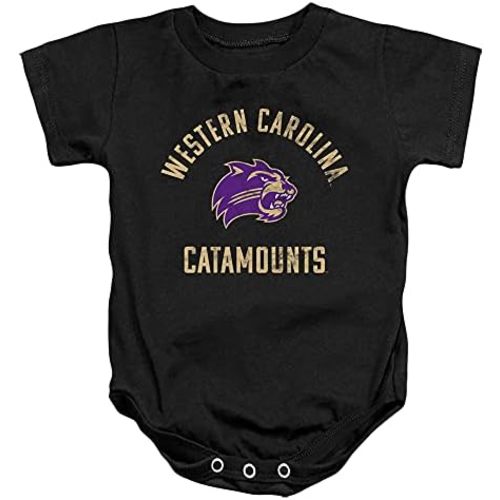 Western Carolina University Official Catamounts Logo Unisex Infant Snap Suit for Baby