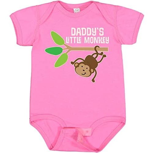 inktastic Daddy's Little Monkey Baby Bodysuit