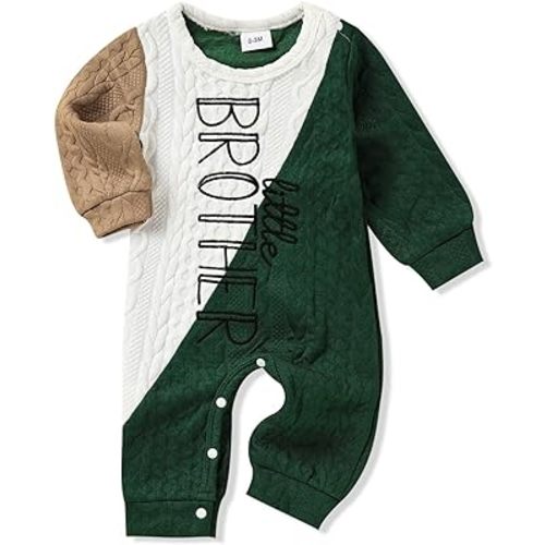 Newborn Baby Boy Romper Long Sleeve Outfits Jumpsuit Clothes Bodysuit One-Piece Romper