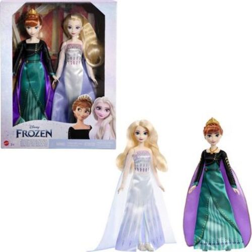 Disney Frozen Queen Anna & Elsa The Snow Queen Fashion Doll 2pk