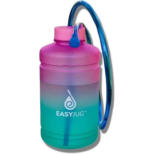 Pregnancy Water Bottle - For Pregnant Women & Breastfeeding Mom, New Mommy Hospital Jug With Straw & Handle, Mama To Be BPA-Free Plastic Jugs For Drinking with Flexible Mega Bendy Straws