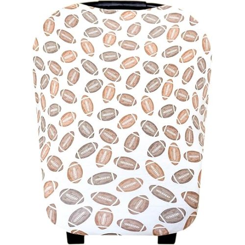 Copper Pearl Multi-Use Cover: Car Seat Covers, Nursing Cover, and Stroller Cover for Sun - Stretchy Fabric, All-Season Use, Stylish Designs, Easy Access for Moms - Blitz