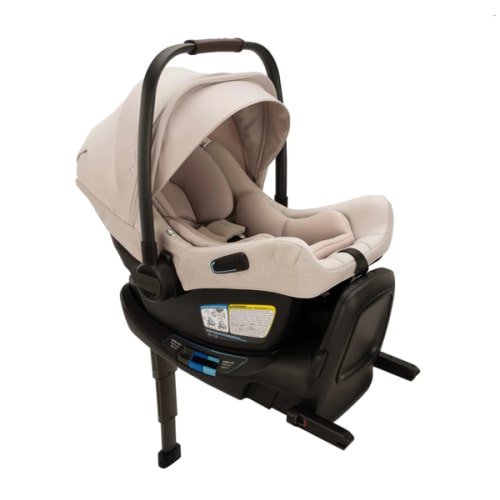 Nuna PIPA Aire RX Infant Car Seat with RELX base  - Biscotti