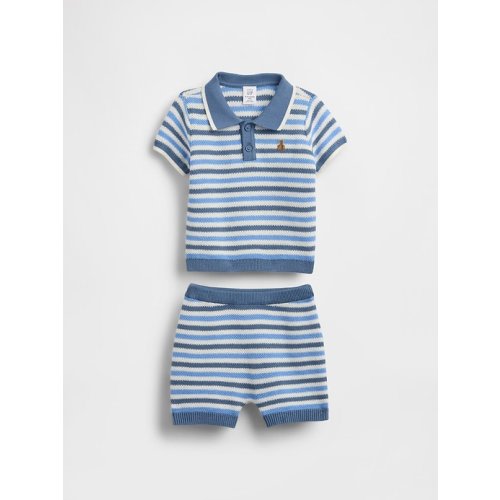 Baby Sweater Polo Outfit Set