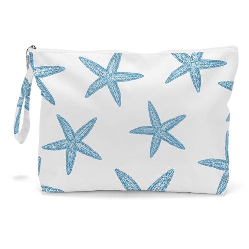 Fokongna Wet Bag, Travel Wet Dry Bag Water Proof Beach Bags for Swimsuit Beach Pool Diapers Dirty Yoga Gym Clothes Zipper Pouch, for Women Sister Friends Ocean Sea Shells Makeup Bag