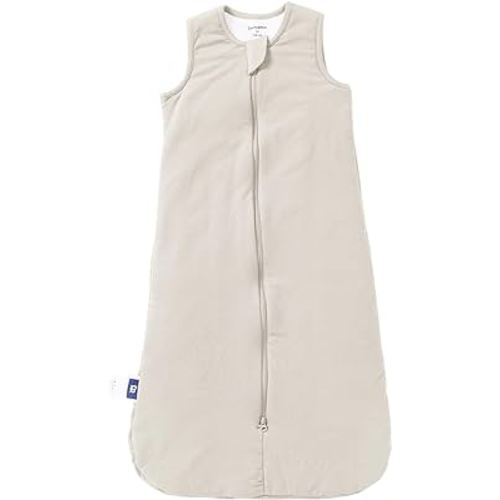 Rayon Made from Bamboo Baby Sleep Sack 1.0 Tog Ultra Soft Wearable Blanket 0-6 Months,Infant Newborn Sleeping Bag Unisex Boys Girls, 2-Way Zipper Sleep Sack Breathable Lightweight S