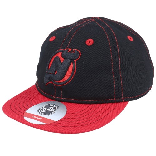 New Jersey Devils NHL Infant Slouch Black/Red Snapback - Outerstuff