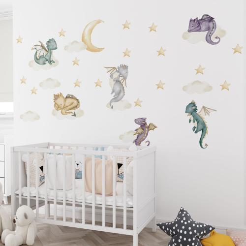 dragon nursery decals
