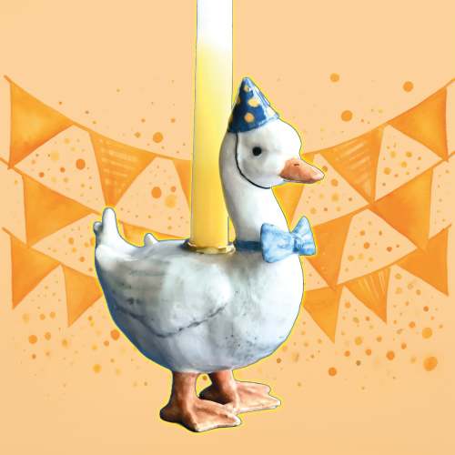 Goose Cake Topper