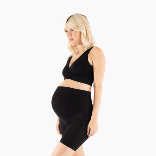 Belly Bandit Thighs Disguise Maternity Support Short - Black, X-Large