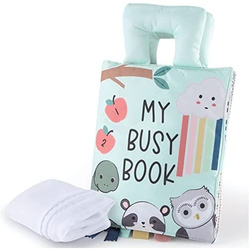 The Peanutshell Busy Book for Toddlers | Toddler Travel Toys | Interactive Books for Toddlers