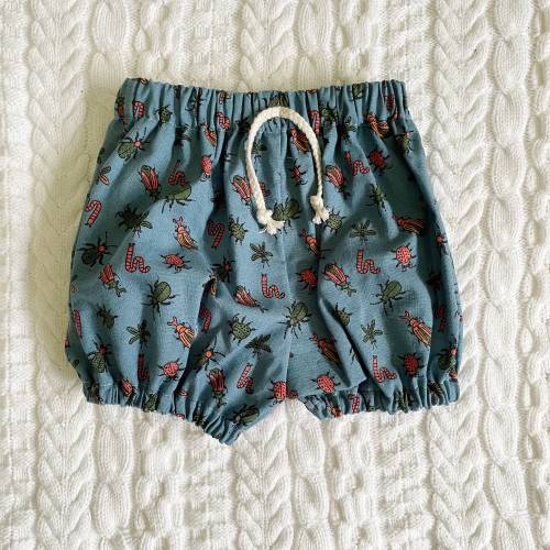 0-3M Bugs Baby Bloomers, Baby Boy Shorts, gender neutral baby bummies