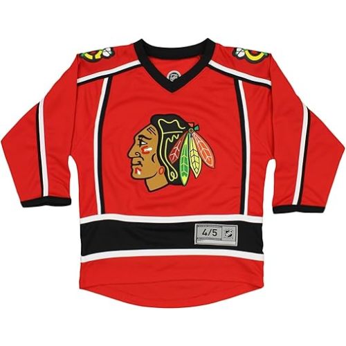Outerstuff NHL Hockey Toddlers and Little Kids Team Color Jersey Top