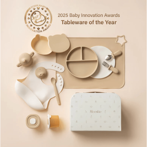 First Bites Gift Set (Croissant/Ivory)