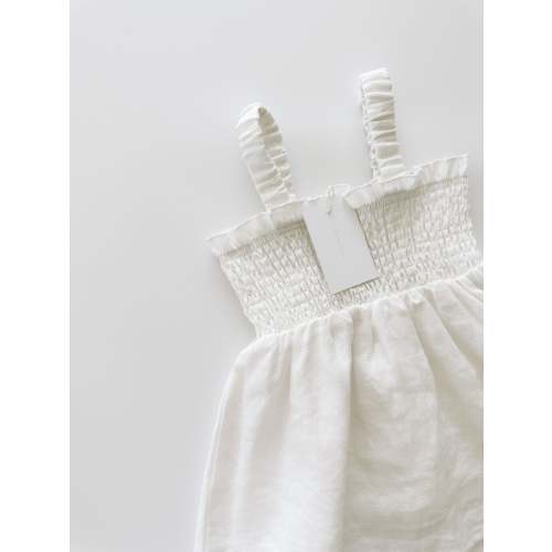 Florence Linen Dress ‘White’