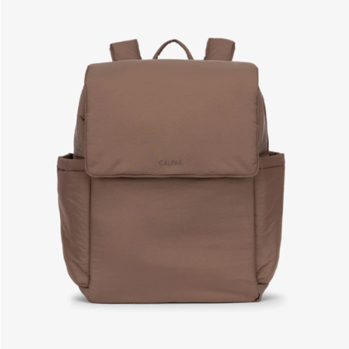 Diaper Backpack with Laptop Sleeve - HAZELNUT