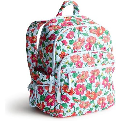 Vera Bradley Women's Disney Featherweight Bancroft Backpack, Mickey Meadow, One Size