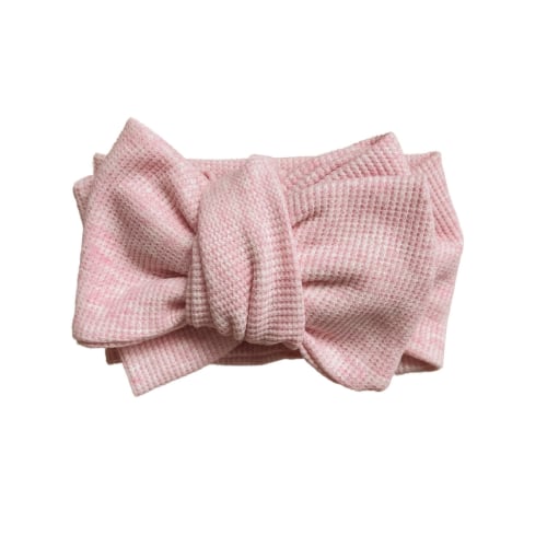 Oversized Topknot | Waffle Baby Pink Marle – Little and Fern