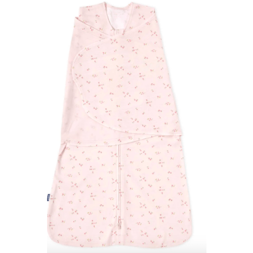 Pink Floral Cotton Swaddle Newborn 1.5 | HALO