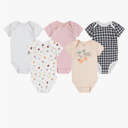 HUGGIES unisex-baby 5-pack Everyday Bodysuit
