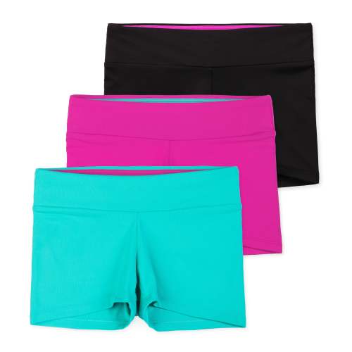 Layla Girls Dance Shorts (3-Pack)