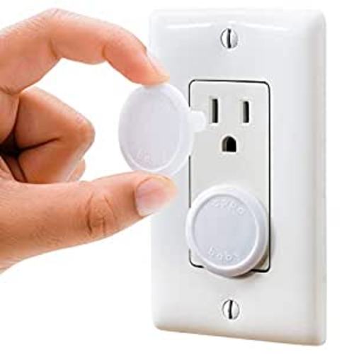 Amazon.com : Outlet Covers Baby Proofing (50 Pack) Safe & Secure Electric Plug Protectors | Sturdy Childproof Socket Covers for Home & Office | Easy Installation | Protect Toddlers & Babies | White : Baby